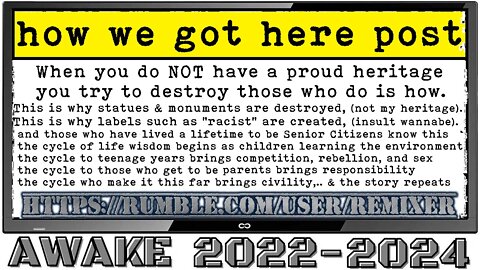 how we got here post