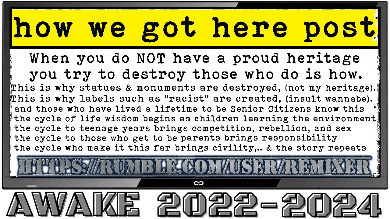 how we got here post