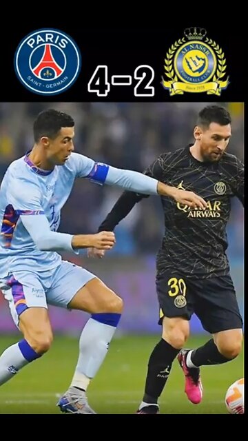 PSG 🆚 Riyadh All-Star Xl 2023 | Messi V s Ronaldo #youtube #shorts #football