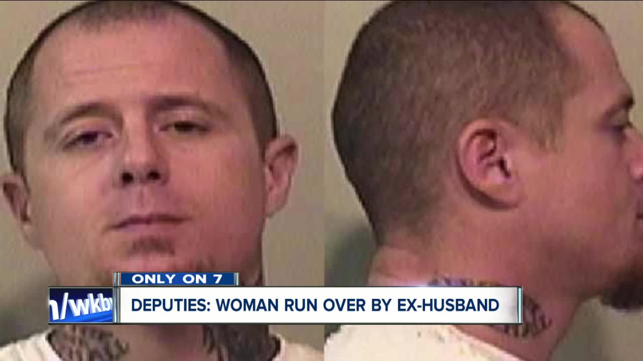 Deputies: Woman run over by her ex-husband