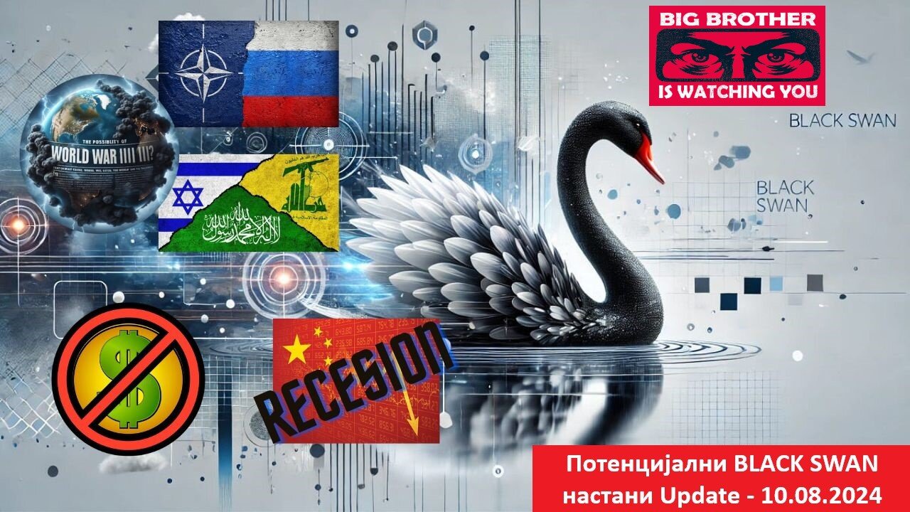 Потенцијални BLACK SWAN настани Update - 10.08.2024