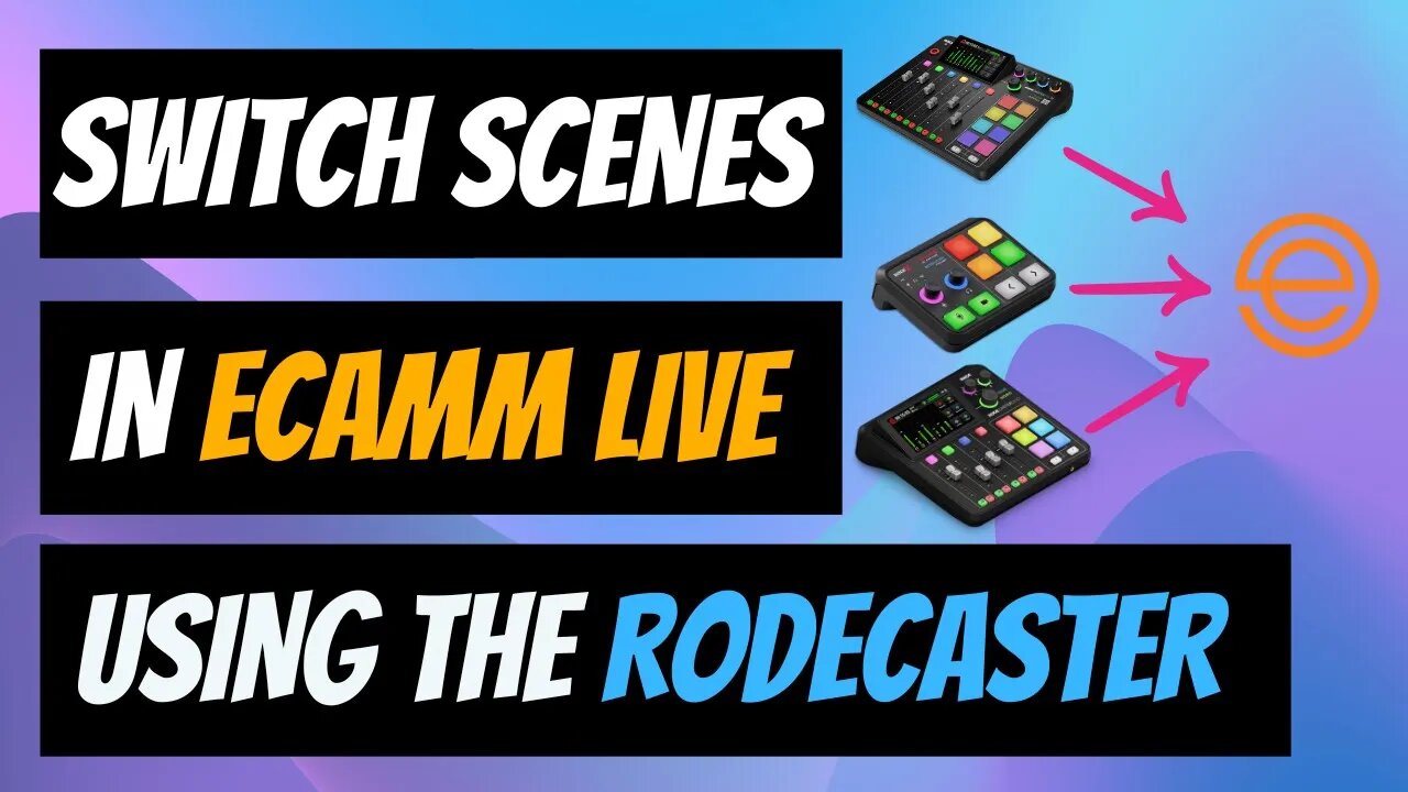 Switch Scenes in Ecamm Using your Rodcaster! | Streamdeck Replacement?