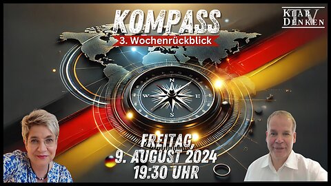 🔵💥LIVE | KOMPASS Die Nachrichtensendung mit Alexa und Stefan💥