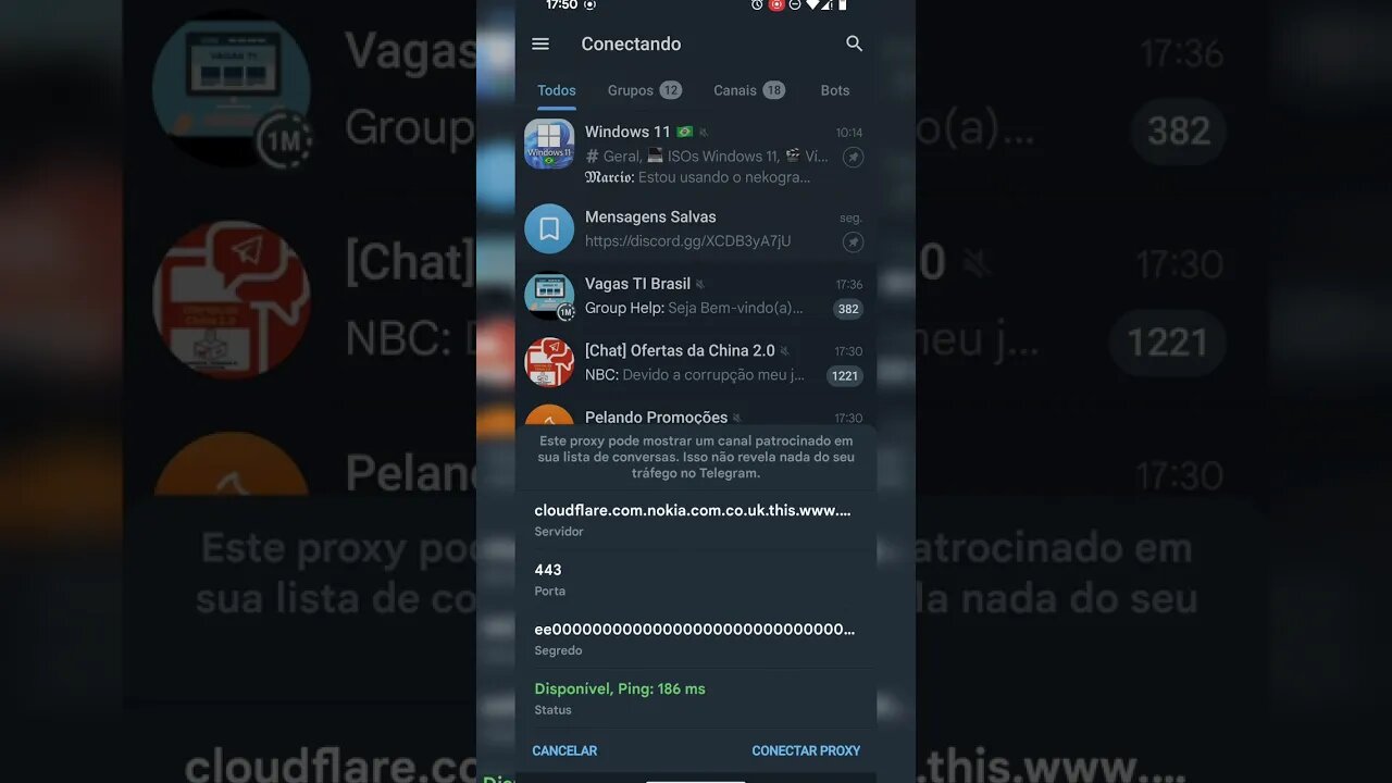 Como usar telegram mesmo com bloqueio