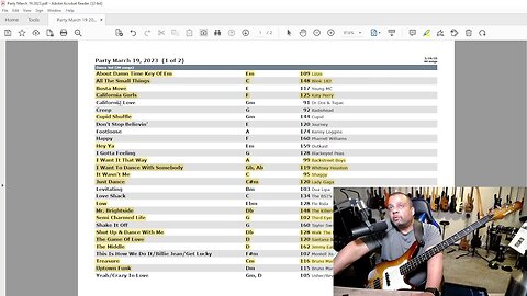 Q&A While Practicing Songs For Upcoming Corporate Gig.