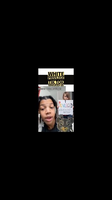 WHITE PRIVILEGE! Angry Black Woman Educates US. #SHORTS