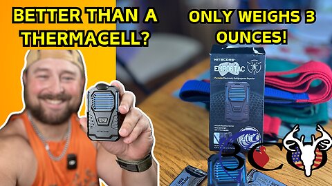 unboxing the new nitecore emr06 TAC mosquito repeller! | bco review |