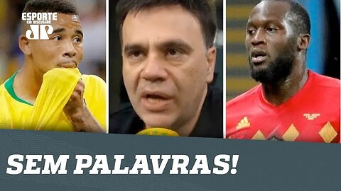 Mauro Beting PERDE as palavras com ELIMINAÇÃO do BRASIL!