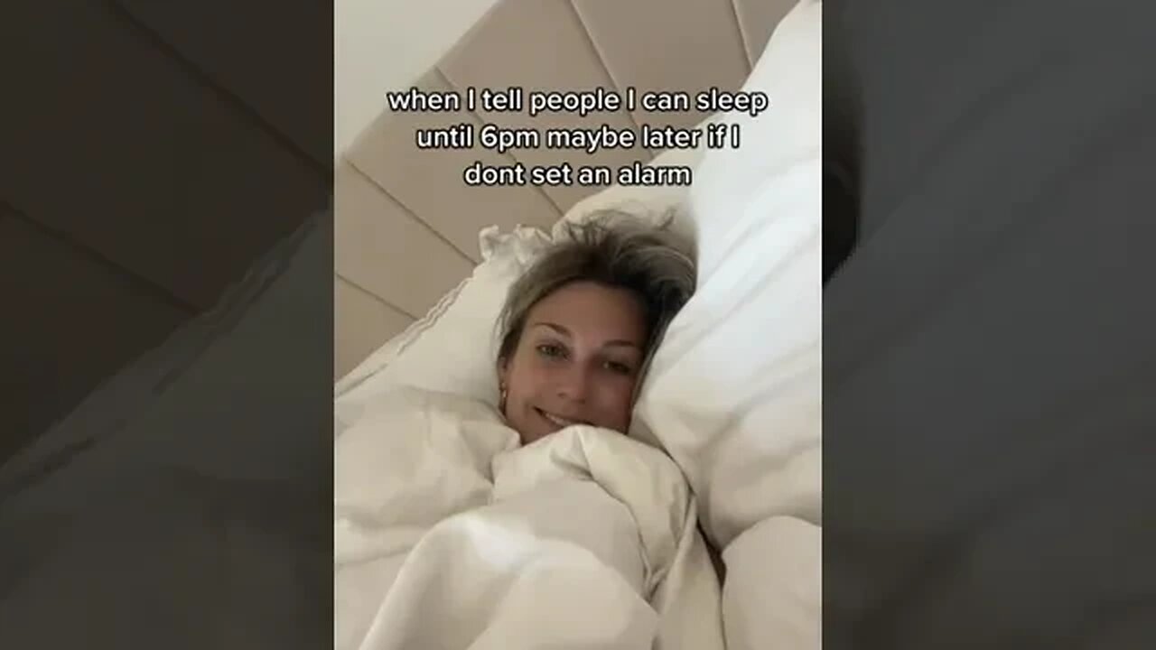 When I Tell People I Can Sleep Until 6Pm Maybe Later If I Dont Set An Alarm Video By Frankiebergstei