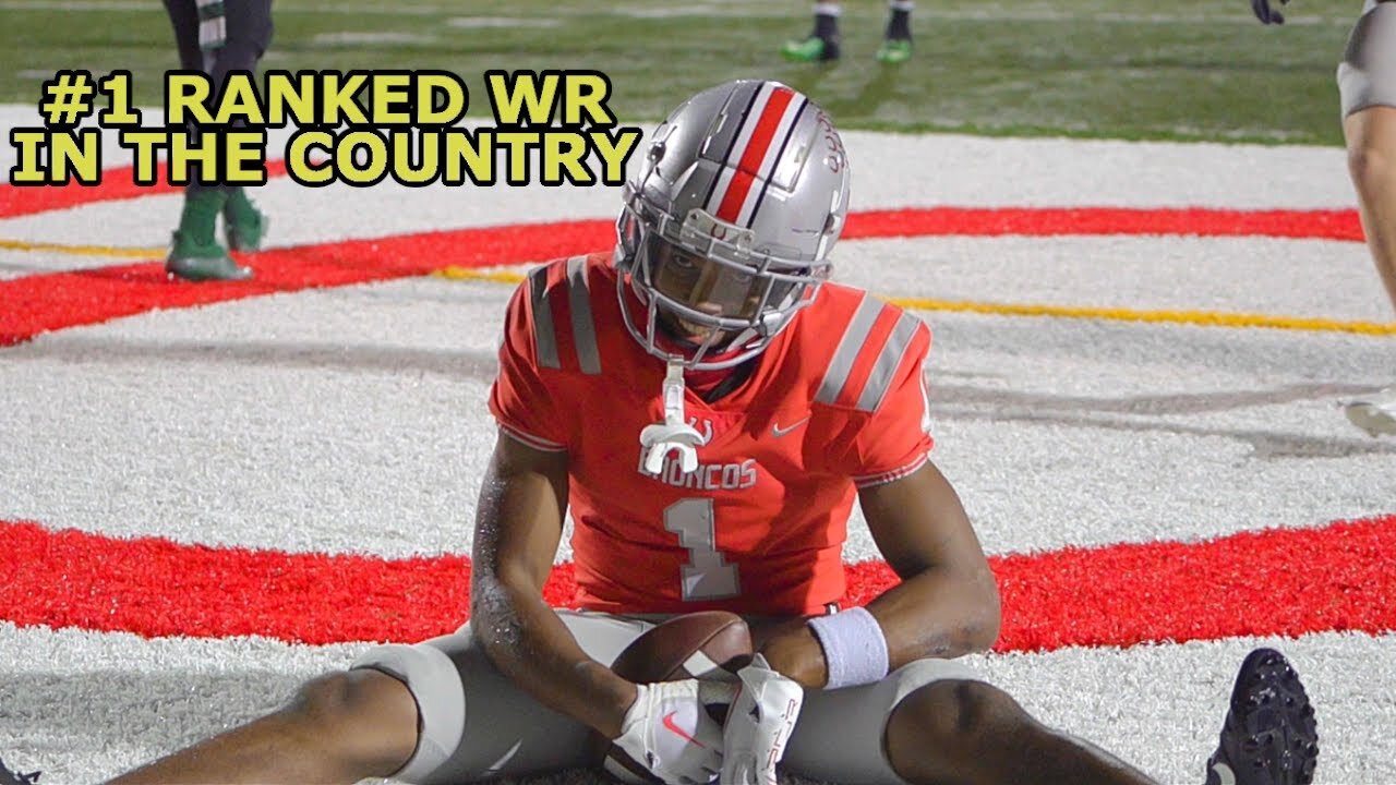 5 STAR WR Micah Hudson Junior Highlights (4 Games)