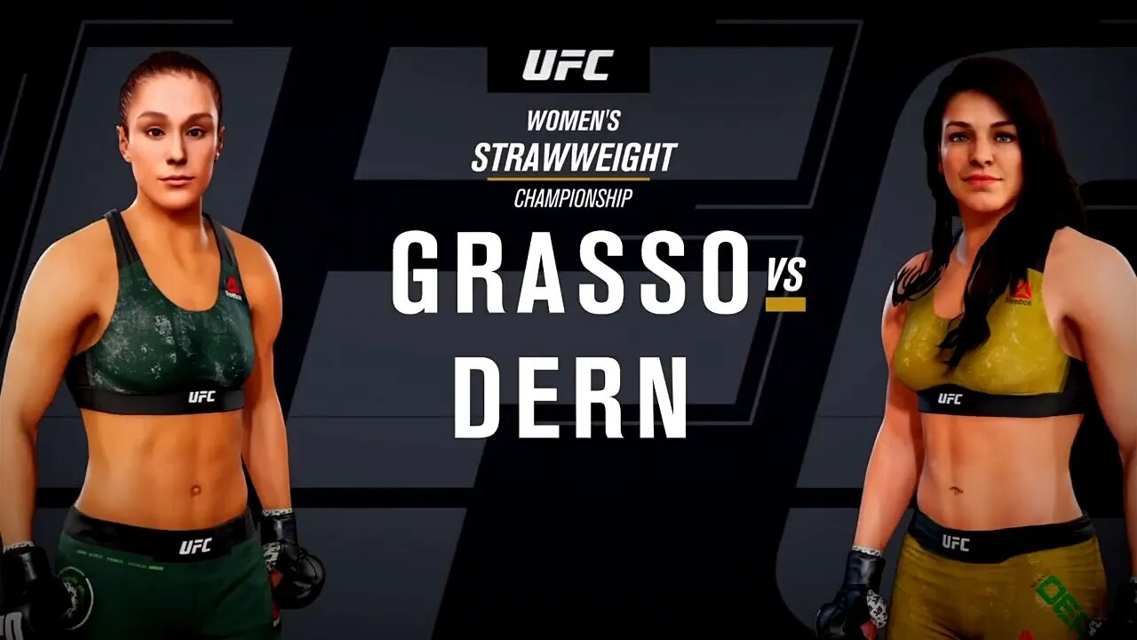 EA Sports UFC 3 Gameplay Mackenzie Dern vs Alexa Grasso