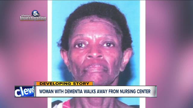 Missing woman with dementia latest patient to "walk away" from nursing center in Maple Heights