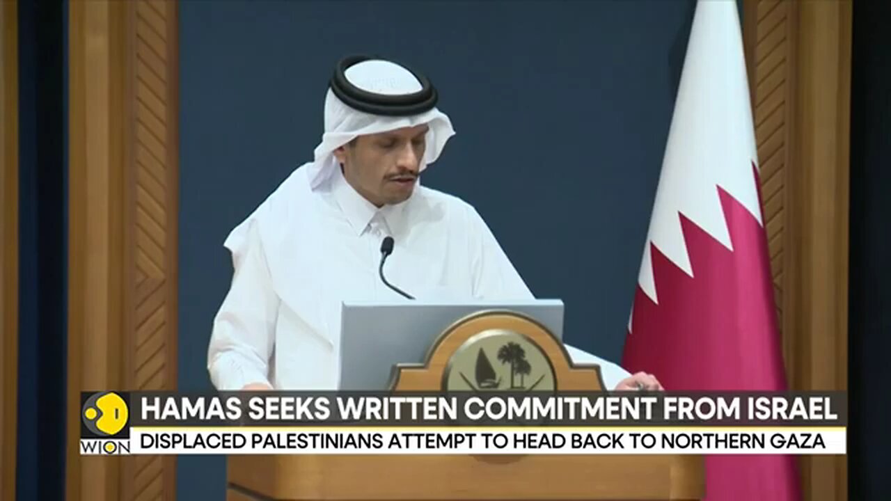 Hamas responds to ceasefire proposal, seeks written commitment from Israel for withdrawal