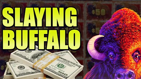 HIGH LIMIT BUFFALO Double Feature ♦️ Buffalo Link & Luxury Line Max Bet Jackpots!