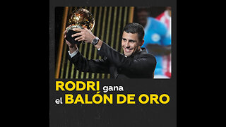 El español Rodrigo Hernández gana el Balón de Oro 2024