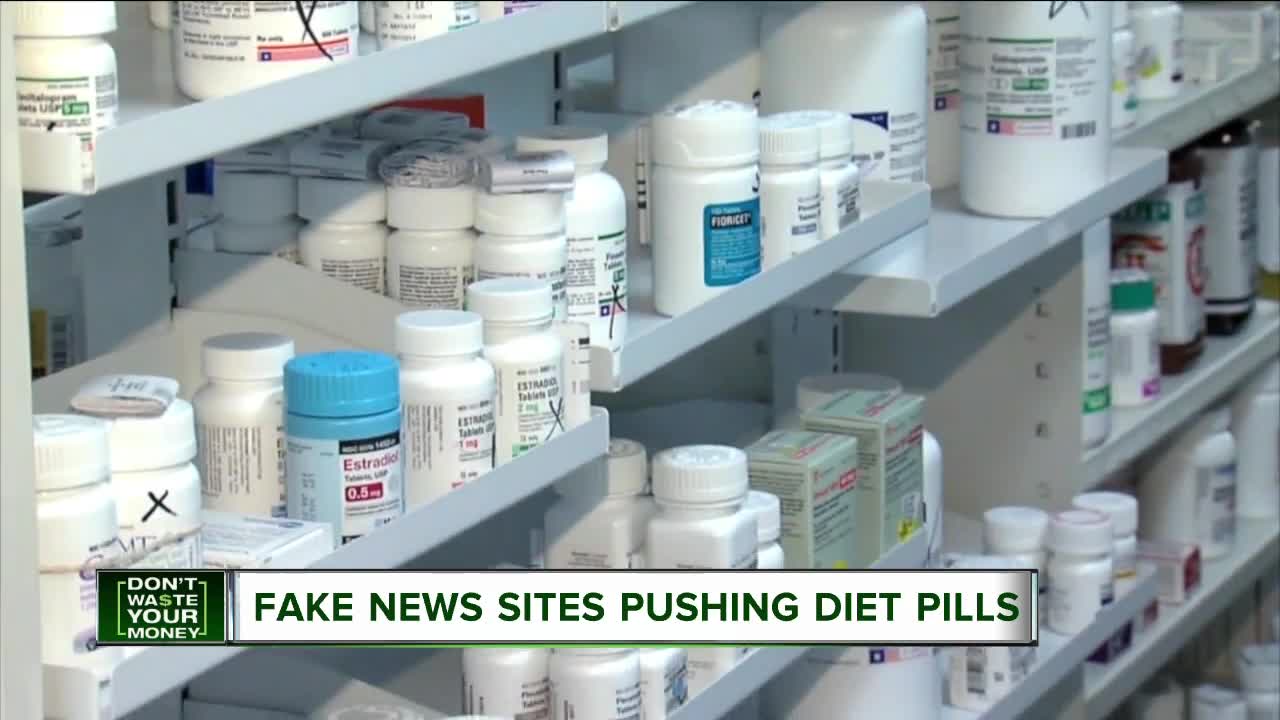 Don't Waste Your Money: Fake news sites pushing diet pills