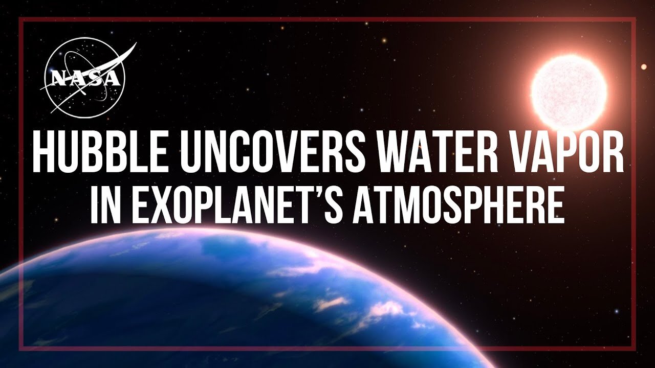 New Hubble uncovers Water Vapor in Exoplanet's Atmosphere