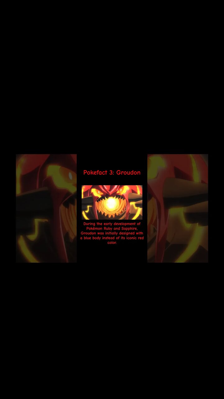 Groudon: The Red Titan of Pokémon #shorts #shortsvideo #shortsvideo #trending #anime #pokemon
