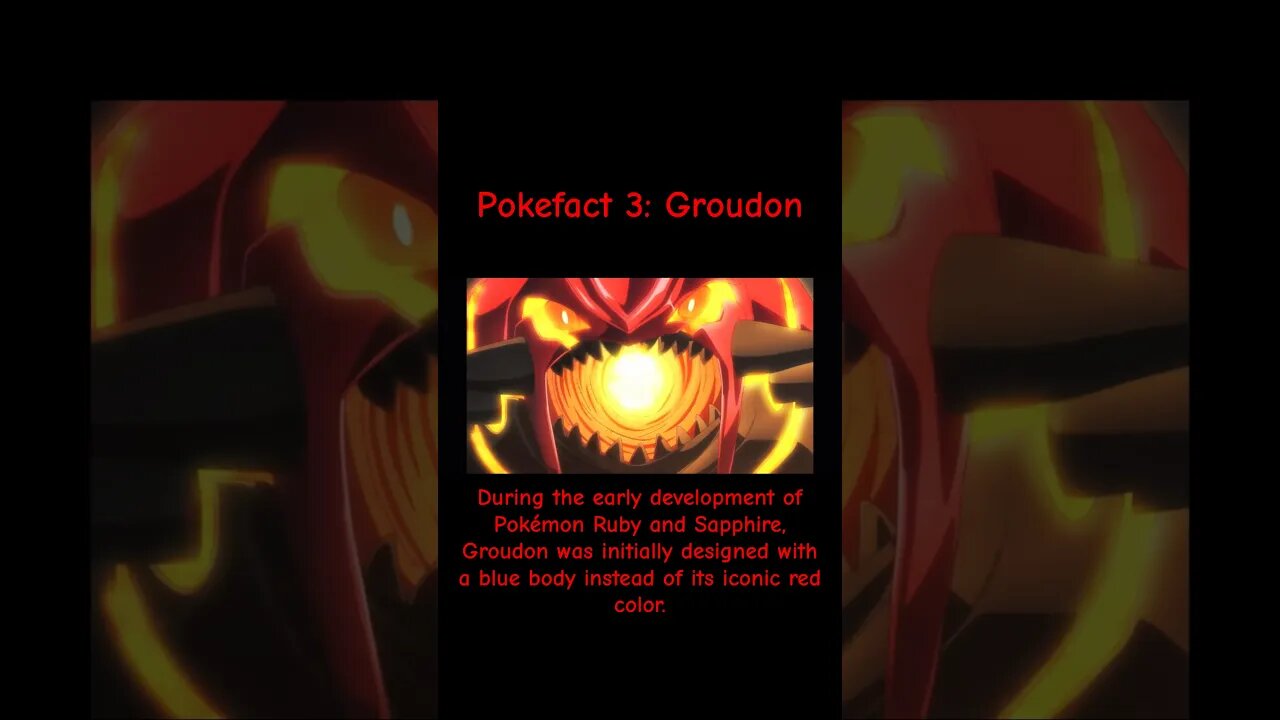 Groudon: The Red Titan of Pokémon #shorts #shortsvideo #shortsvideo #trending #anime #pokemon