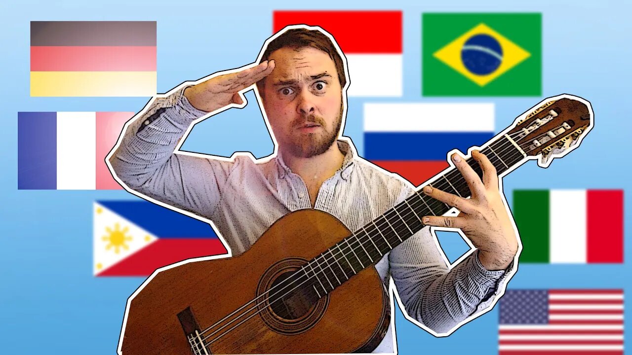 10 Beautiful National Anthems on Guitar