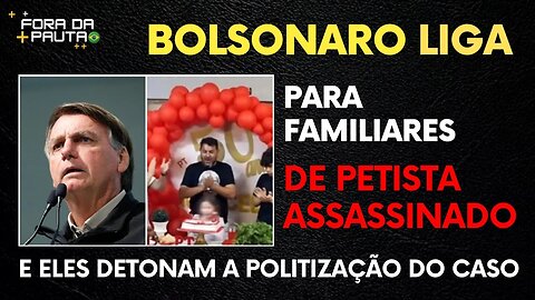 Em ligação com BOLSONARO, família de petista morto DETONA a mídia e a esquerda sobre o caso!