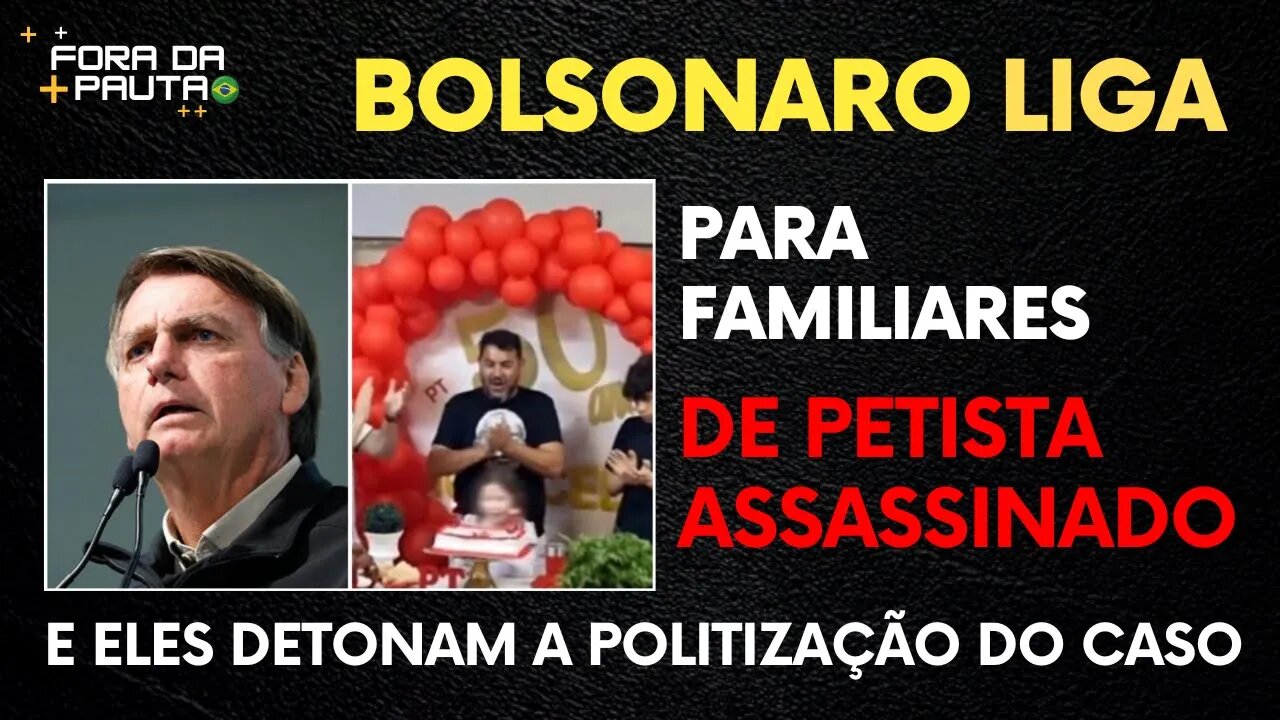 Em ligação com BOLSONARO, família de petista morto DETONA a mídia e a esquerda sobre o caso!