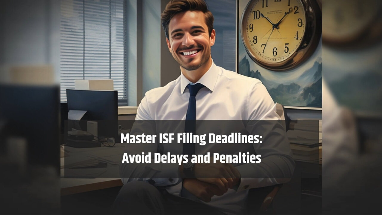 Mastering ISF Filing Timing: Avoid Delays and Penalties