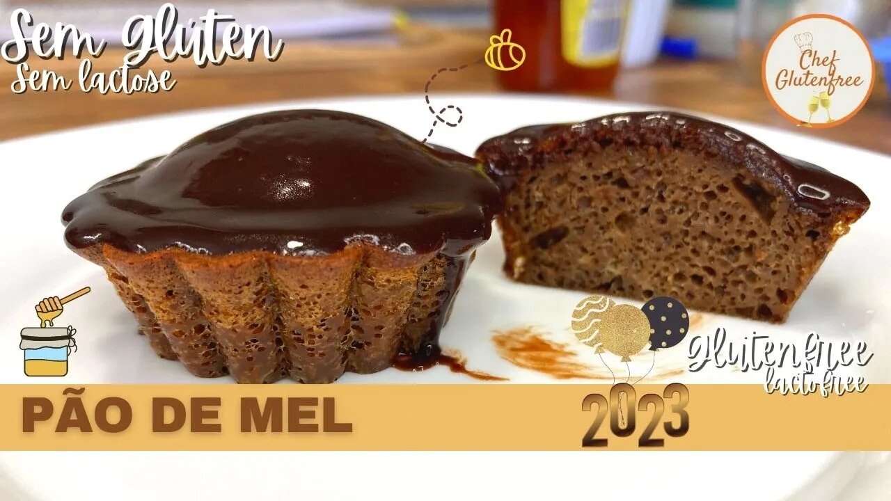 Pão de Mel - Sem Glúten e Sem Lactose