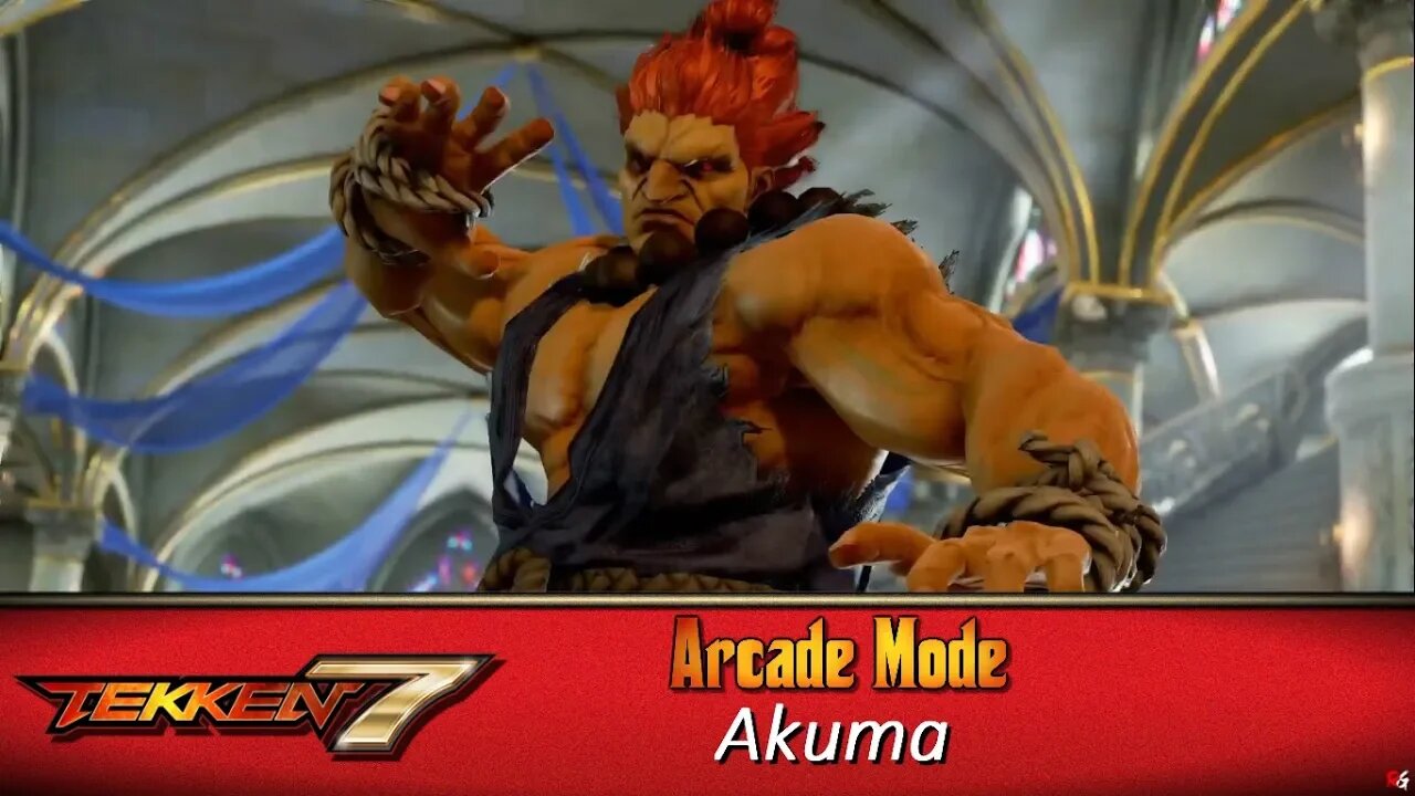 Tekken 7: Arcade Mode - Akuma