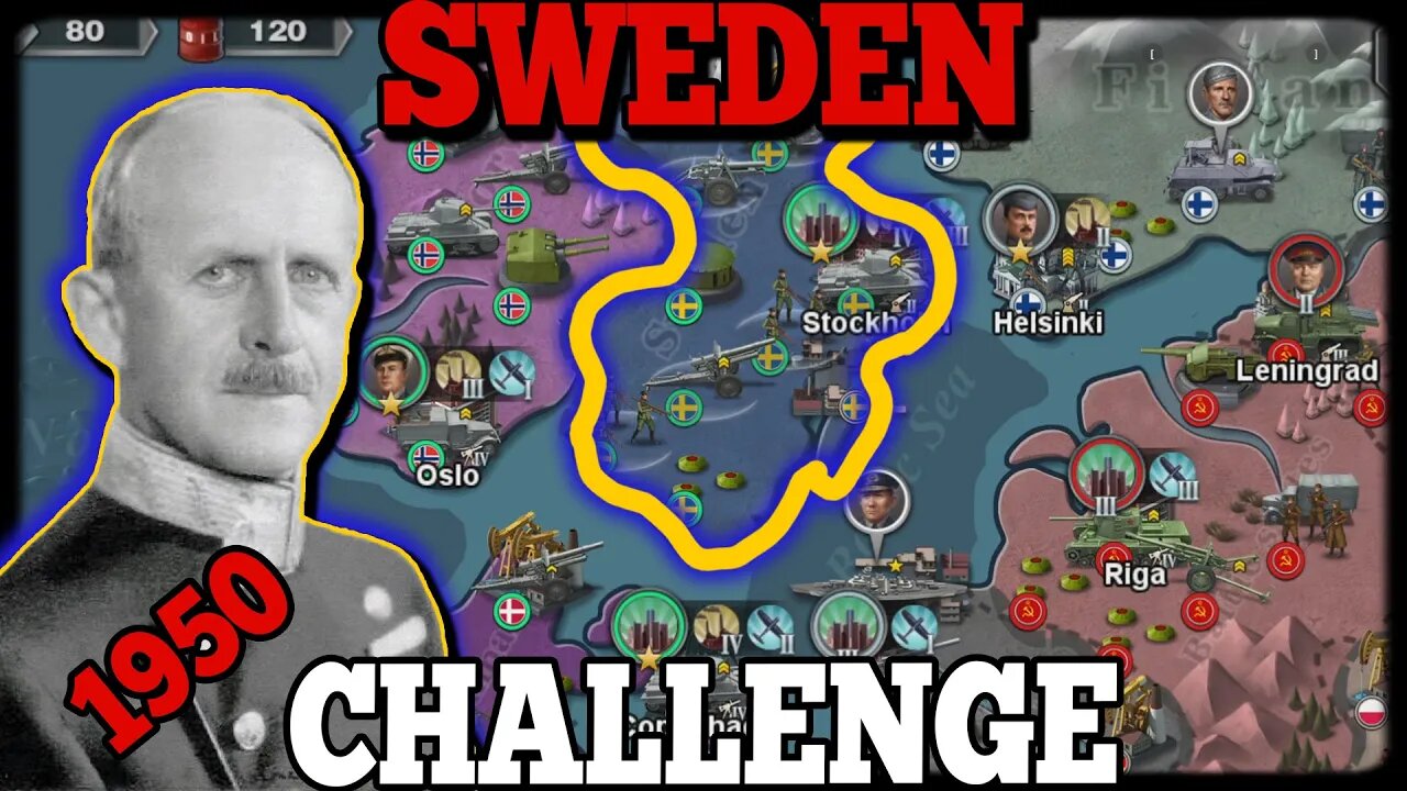 💥 CHALLENGE SWEDEN 1950 FULL WORLD CONQUEST💥
