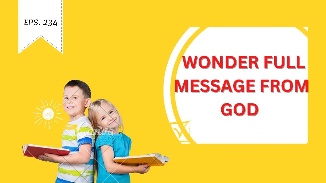 WONDER FULL MESSAGE FROM GOD