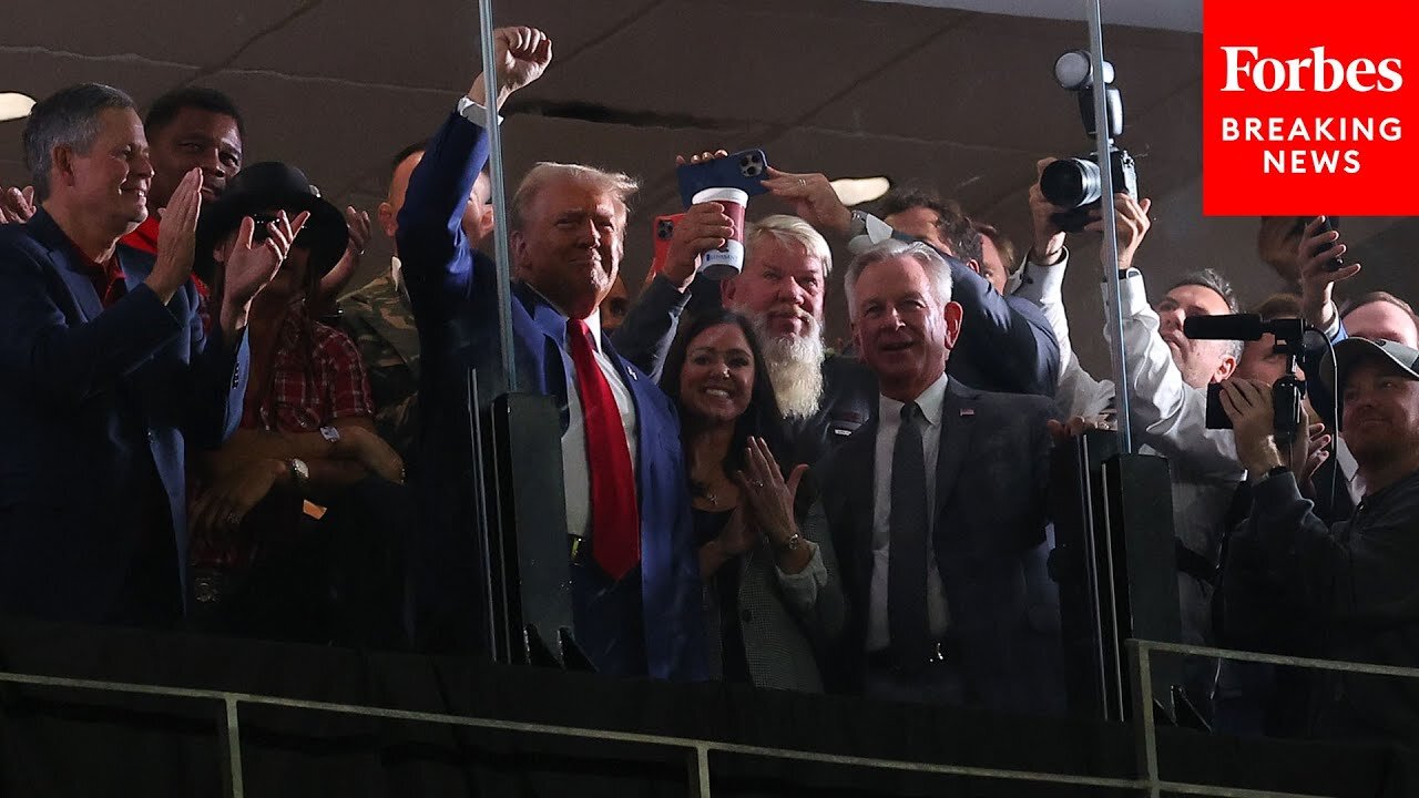 BREAKING NEWS: Trump Attends Alabama-Georgia Game With Kid Rock, Katie Britt, Herschel Walker, More