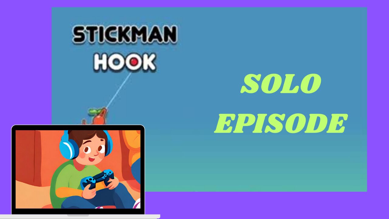 Shhh no talking, I'm playing STICKMAN HOOK