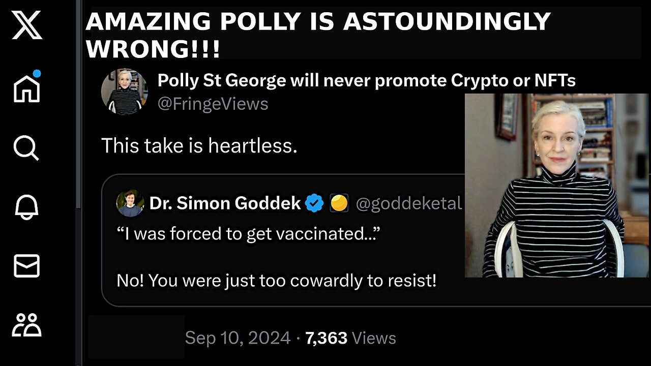 Amazing Polly wants to heal division between the vaXXed and the Refusers