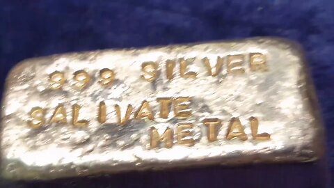 Salivate Metal Poured Silver Bar Auction