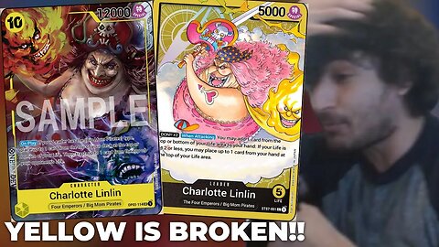 INSANE RANT AFTER PLAYING VS YELLOW CHARLOTTE LINLIN FOR THE FIRST TIME!! One Piece Card Game