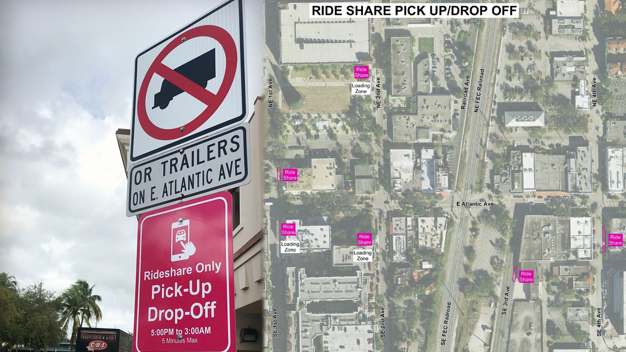 Delray Beach establishes 6 rideshare zones