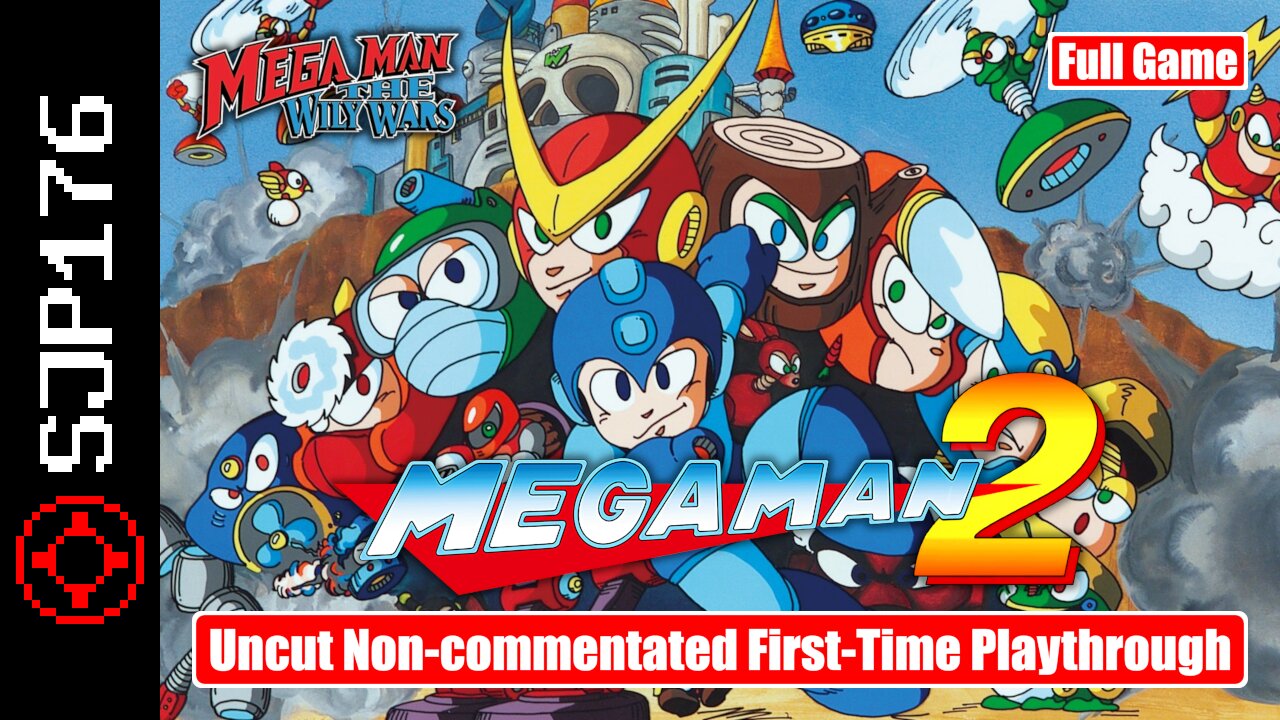 Mega Man 2 (The Wily Wars)—Full Game—Uncut Non-commentated First-Time Playthrough