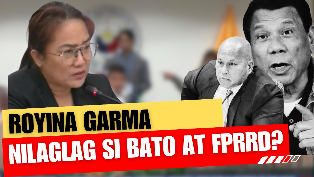 GARMA NILAGLAG SINA SEN. BATO AT FPRRD