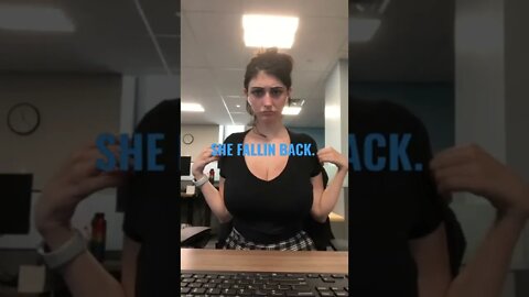 She fallen back from him.