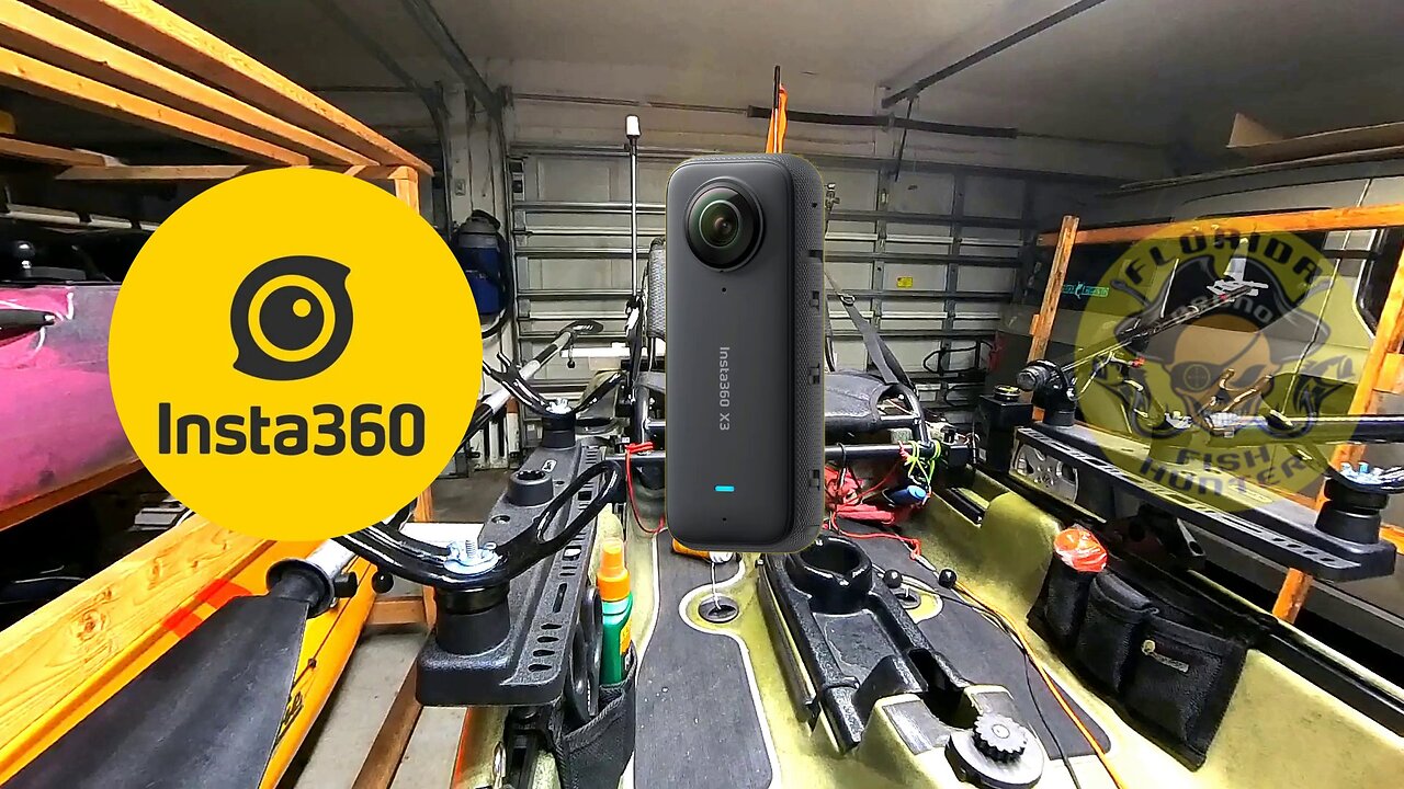 Testing of the insta360 X3 while rigging my kayak - Florida Fish Hunter