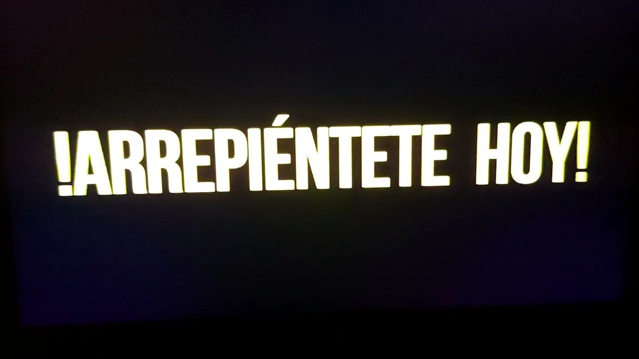 "JESUS....RETURNS....SOON....REPENT....TODAY !" -- ( Five electronic signs in Santiago )