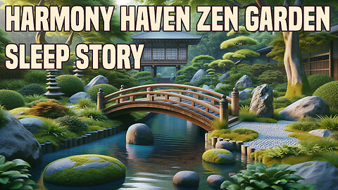 Zen Garden Sleep Story | Harmony Haven Meditation for Deep Relaxation & Inner Peace 🌿🌸💤