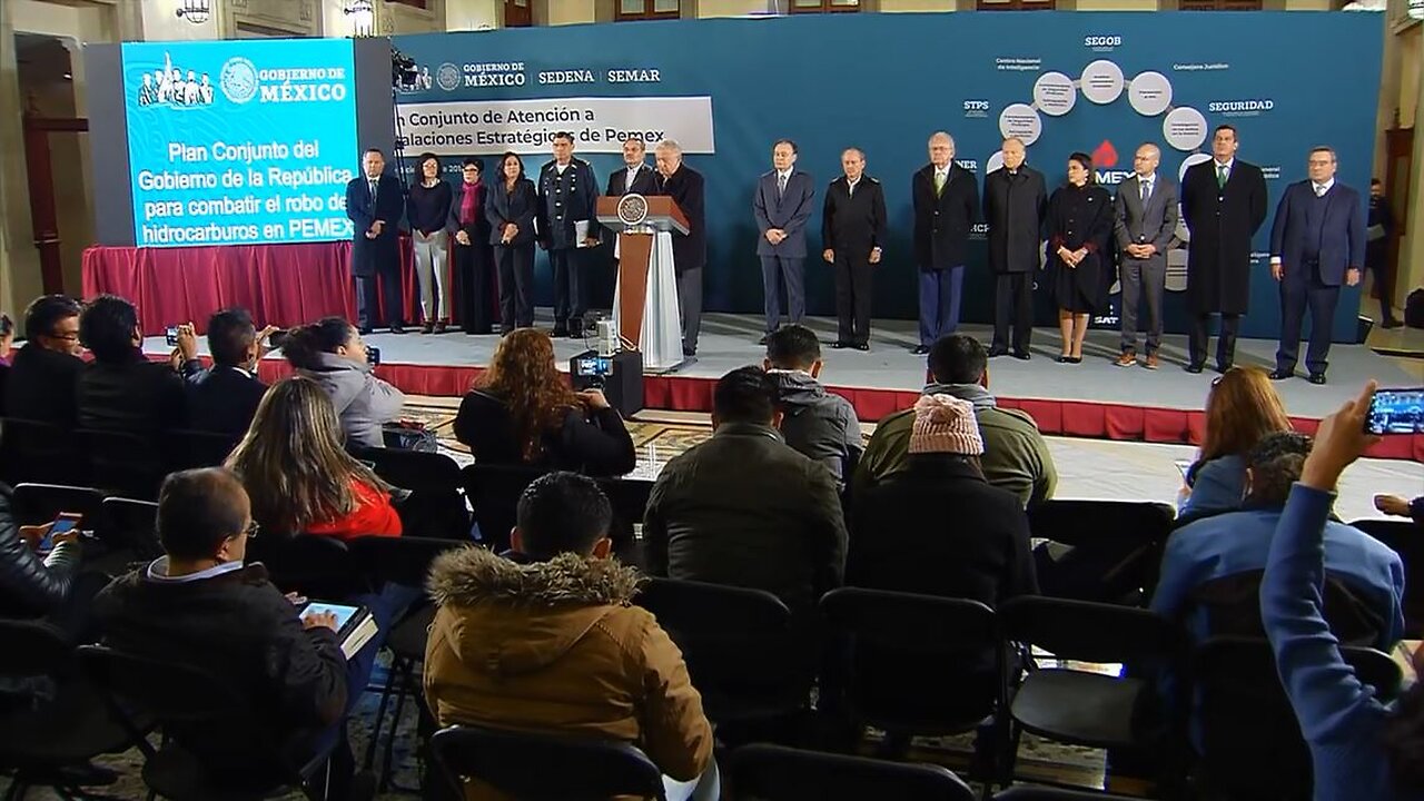 Plan conjunto para combatir el robo de Hidrocarburos. 12/27/2018