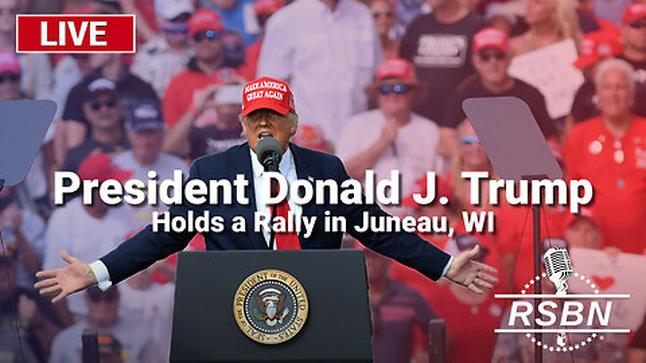 LIVE: President Trump Holds a Rally in Juneau, WI - 10/6/24 | Join Eric Trump, Navarro, Flynn, Kash, Julie Green, Amanda Grace & Team America October 17-18 In Selma, NC (Request Tix Via Text 918-851-0102)