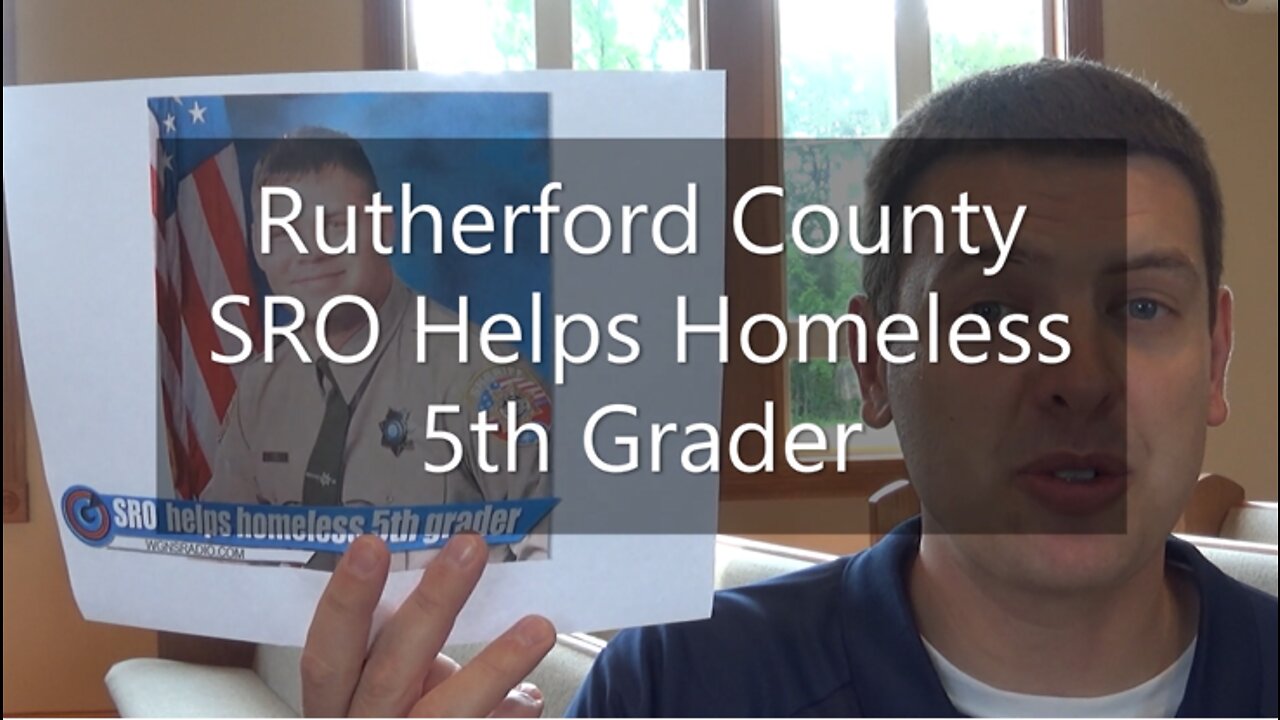 Rutherford County SRO Helps Homeless 5th Grader