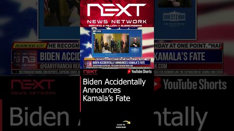 Biden Accidentally Announces Kamala’s Fate #shorts