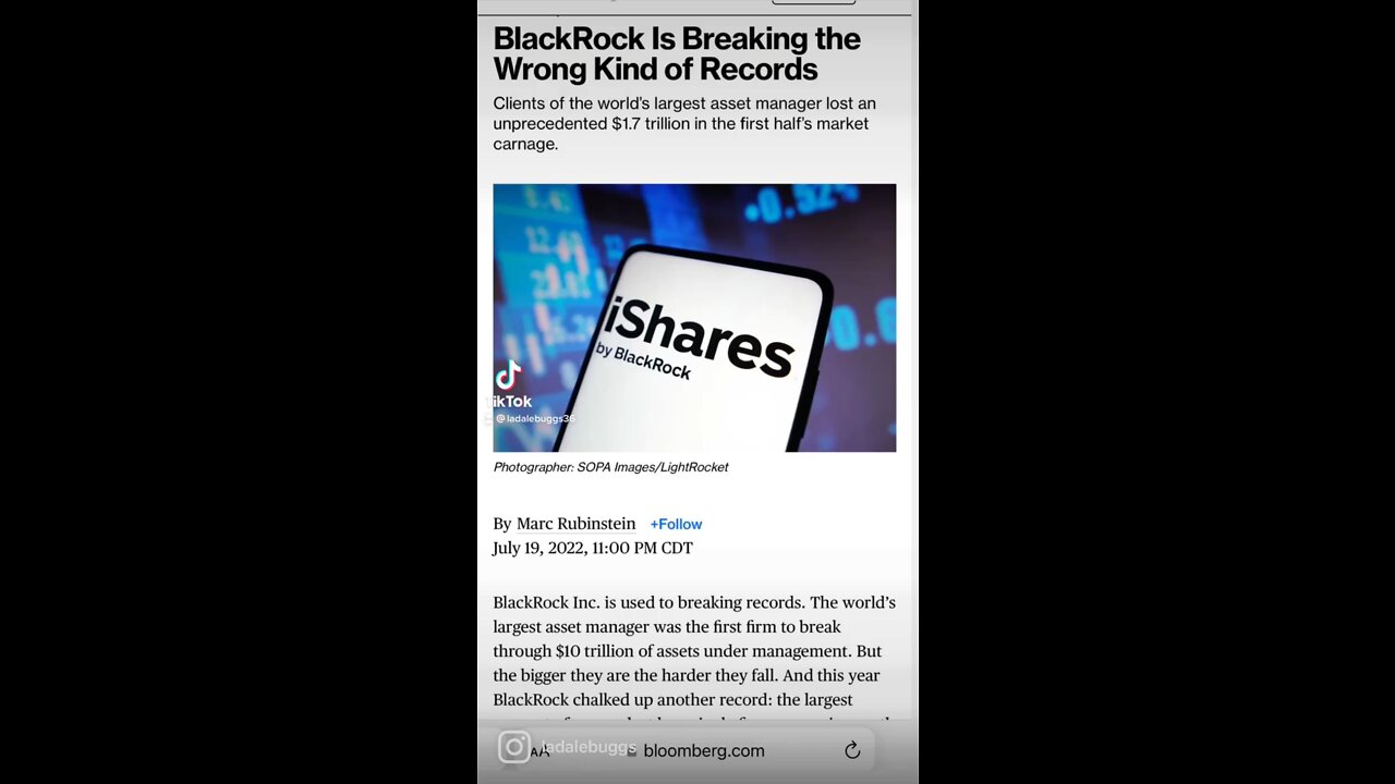 BLACKROCK LOSSES $1.7 TRILLION 📉