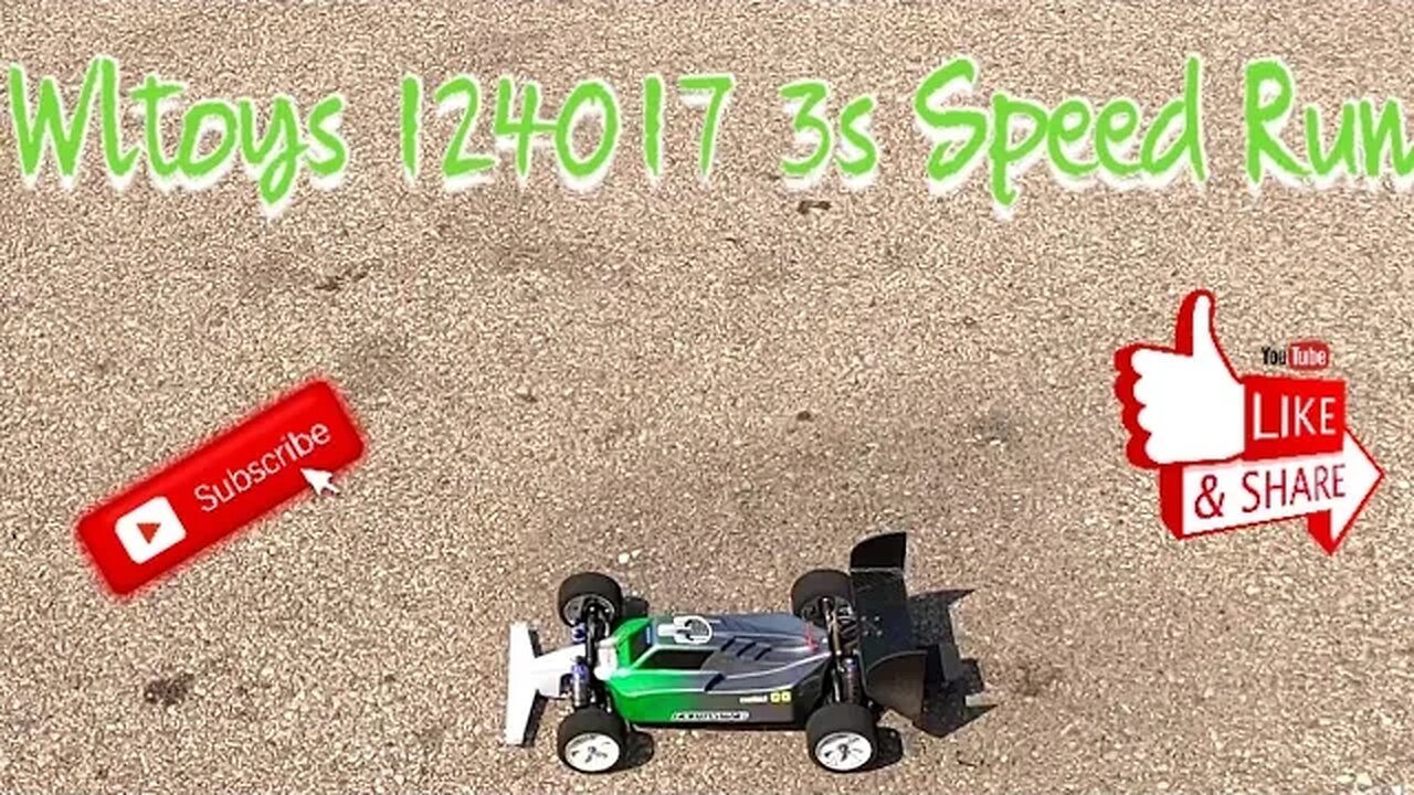 Wltoys 124017 29th pinion 3s Speedrun #rccommunity #wltoys #wltoys124017 #speedrun