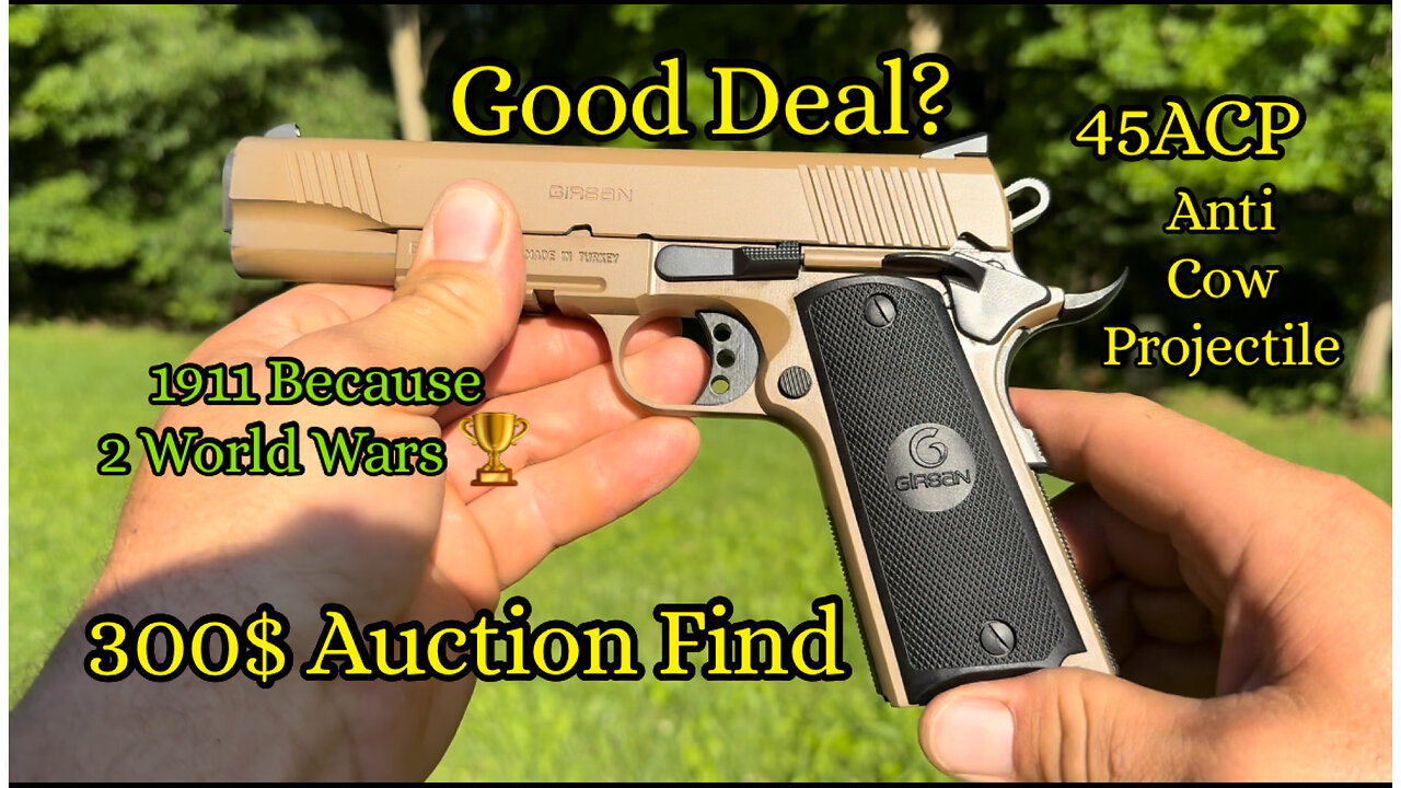 Another great Auction find Girsan MC 1911 S range review #Rumble #FYP #YourFeed